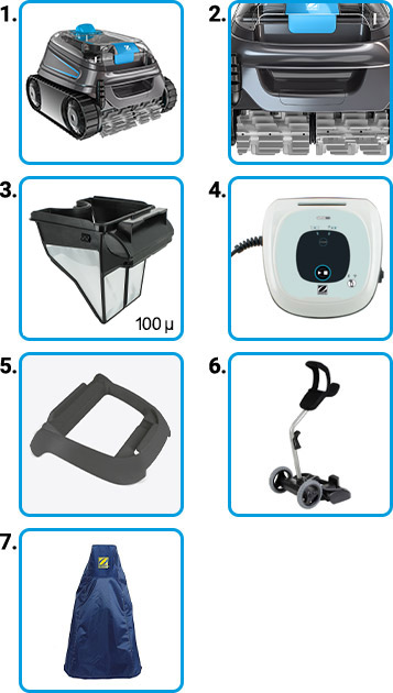 Materiale incluso Robot piscina Zodiac CNX 20