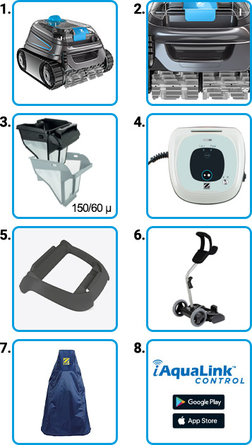 Materiale incluso Robot piscina Zodiac CNX 30 iQ