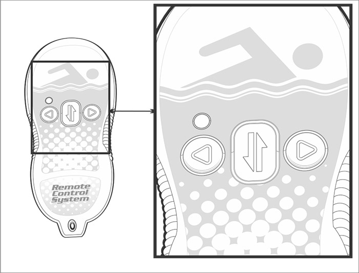 Telecomando opzionale controllo remoto robot piscina