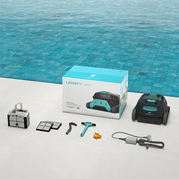 Materiale incluso robot per piscina senza filo Dolphin Liberty 400