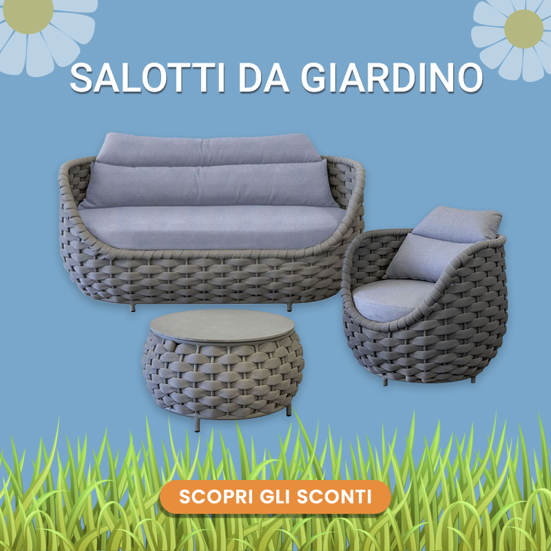 salotti da giardino saldi primaverili