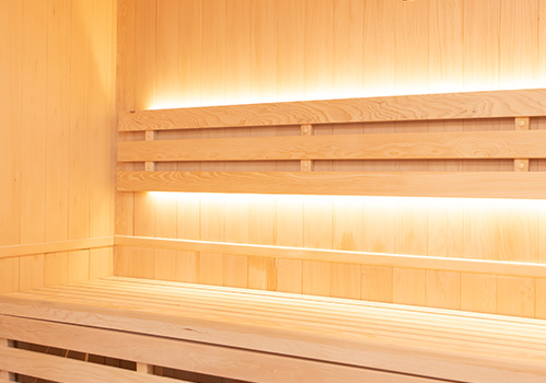 Illuminazione LED Sauna finlandese tradizionale SAKURA
