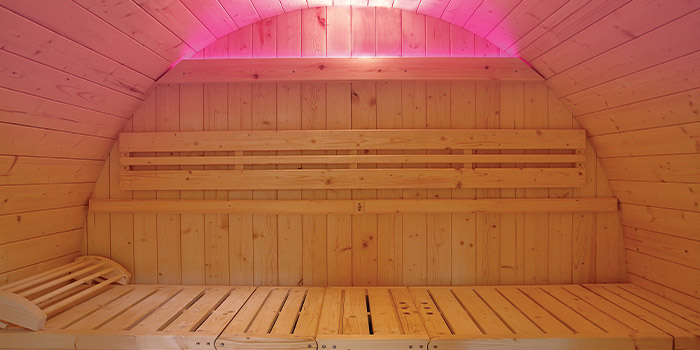 Sauna finlandese tradizionale da esterno MINERVA 2-3 posti