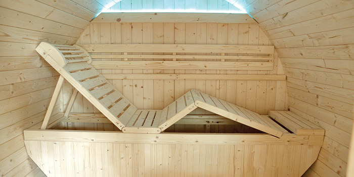 Sauna finlandese tradizionale da esterno MINERVA 3-6 posti
