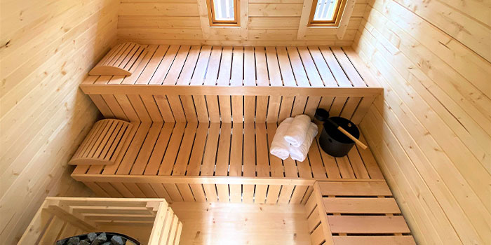 Sauna finlandese tradizionale da esterno NOMAD