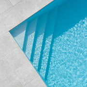 Scala angolare in EPS piscina ITALIKA STEEL