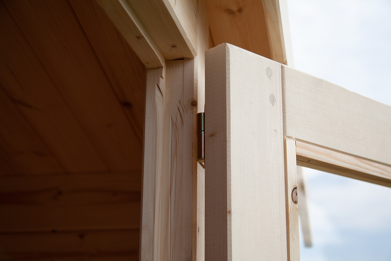 Porta casetta in legno