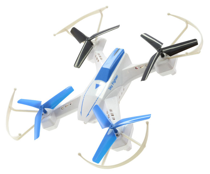 Drone radiocomandato SKY BATTLE DRONE RE.EL TOYS con torretta contraerea 