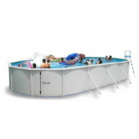 piscina fuori terra in acciaio
