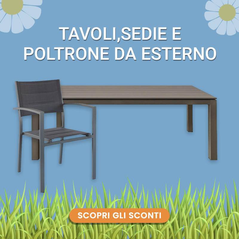 tavoli sedie da esterno saldi primaverili 2026
