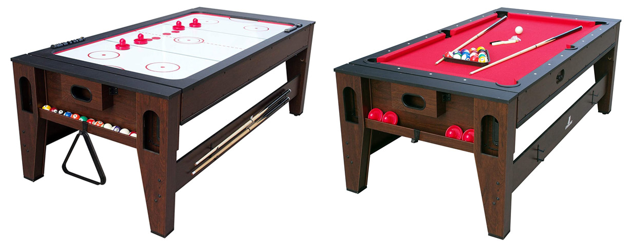 Tavolo da biliardo ed air hockey REVERSO 2 in 1