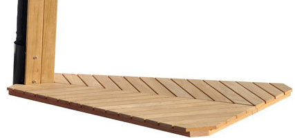 doccia solare giordano dritta teak