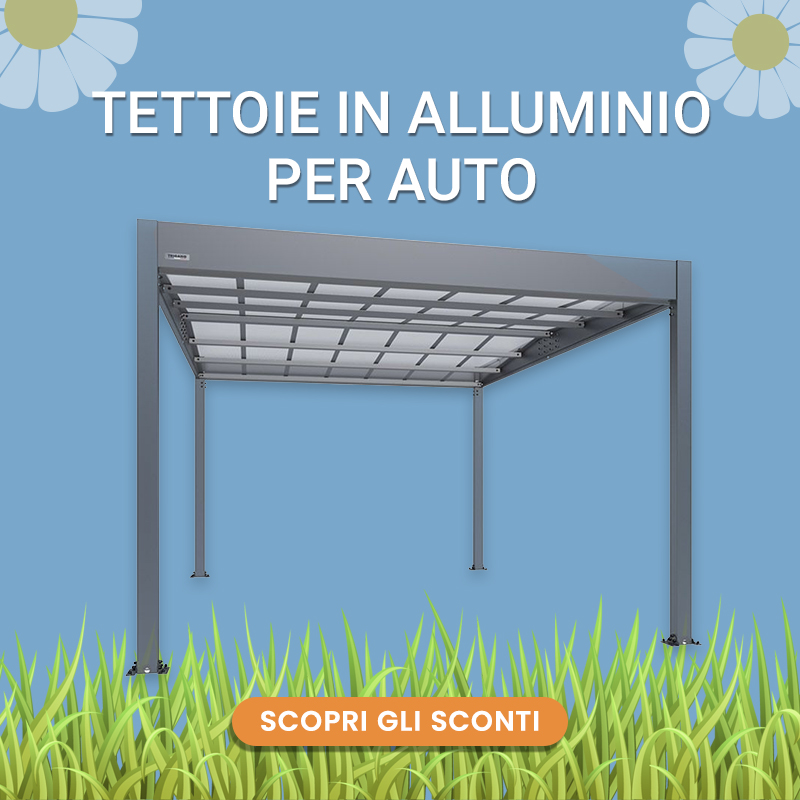 tettorie per auto saldi primaverili 2026