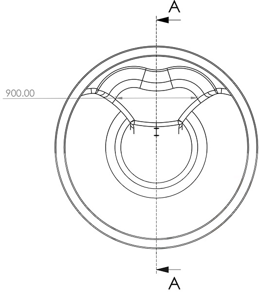 Dimensioni vasca tinozza in legno e vetroresina con stufa integrata