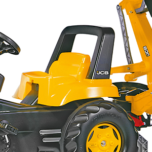 TRATTORE A PEDALI PER BAMBINI JCB Sedile