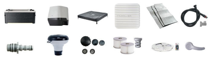 Materiale incluso con vasca idromassaggio MSpa Aero Oslo Plus Smart