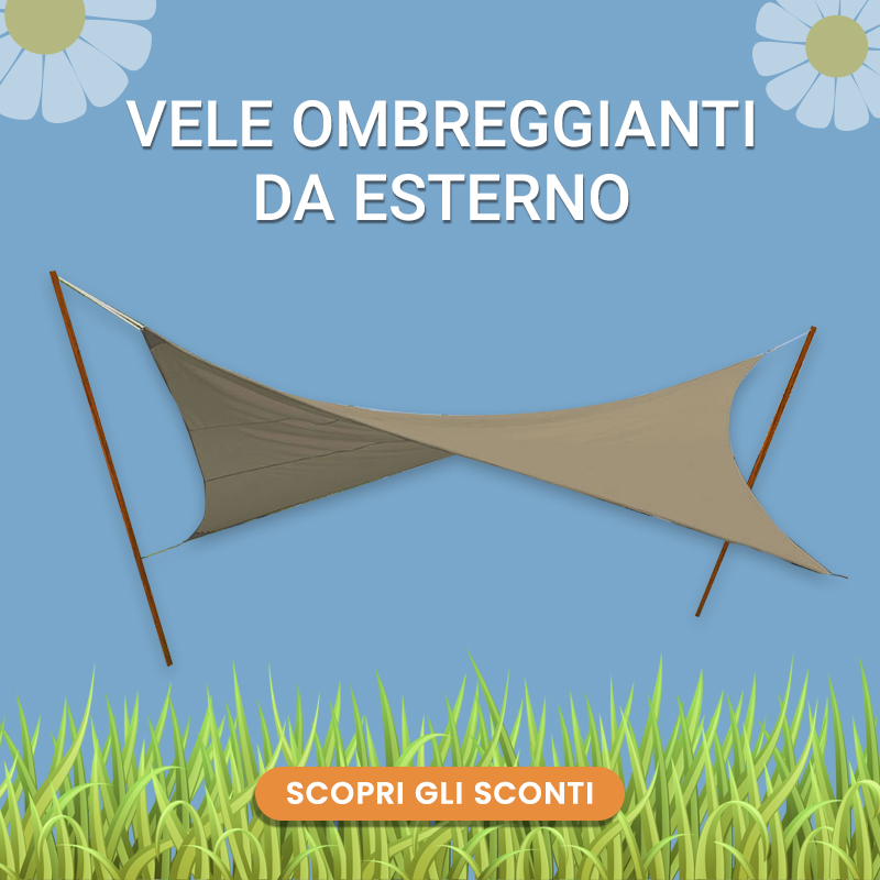 vele ombreggianti saldi primaverili 2026
