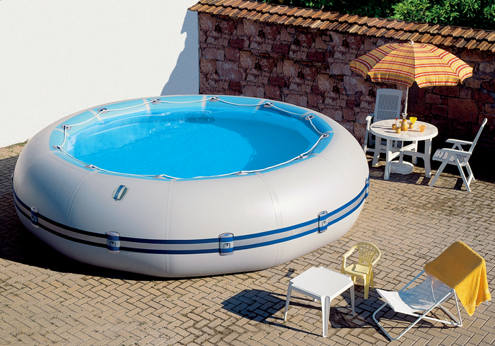 Piscina Abbronzante Gonfiabile Breezestar 178 X 116 Cm, Blu