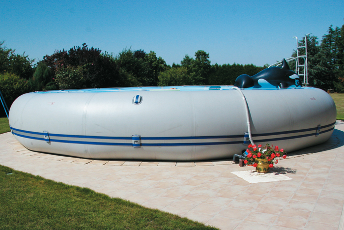 Piscina seminterrabile a gommone Zodiac 