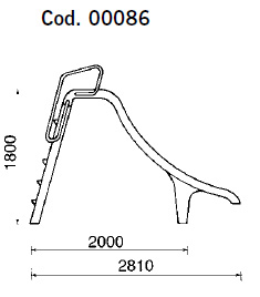 Scivolo Toboga per piscina Pranaslide