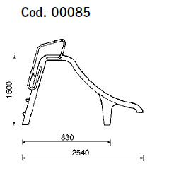 Scivolo Toboga per piscina Pranaslide