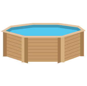 Piscina in legno