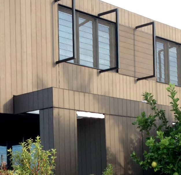 Listello per rivestimenti esterni in wpc legno composito, vendita al ... Materiali per rivestimenti esterni