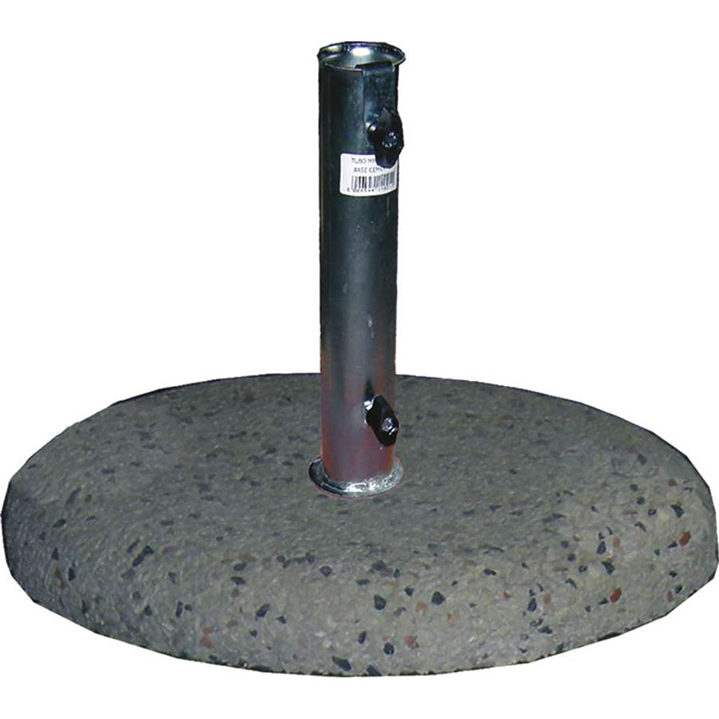 Base per ombrellone in cemento e graniglia - Ø tubo da 40 a 50 cm