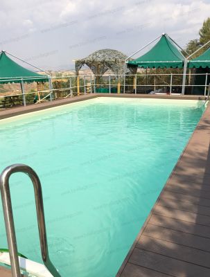 Progetti realizzati 0 - Piscina fuori terra ITALIKA® Soft rettangolare 10,80 x 5,80 h.1,40 m