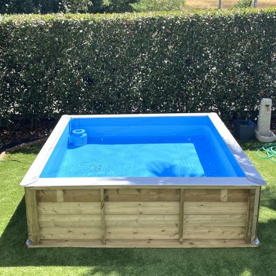 Foto clienti 0 - Piscina in legno NaturalWood PISTOCHE - 2,26 x 2,26 x h.0,63 m