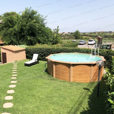 Foto clienti 0 - Piscina fuori terra STEELWOOD - Ø 3,65 x h.1,32 m