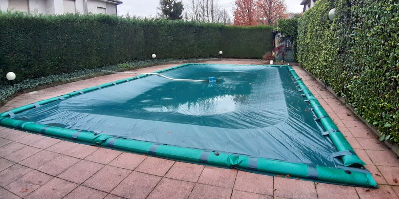 Progetti realizzati 3 - Copertura Invernale ultraleggera WINCOVER 156 gr/m² con bretelle porta salsicciotti