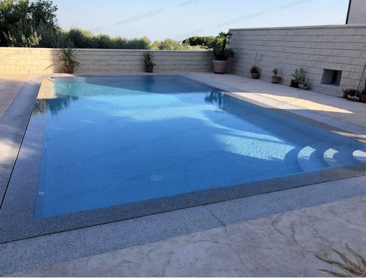 Progetti realizzati 1 - Rivestimento Liner ALKORPLAN 3000 TOUCH  in PVC-P armato, a rotoli da 25 x h 1,65 m