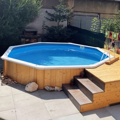 Foto clienti 0 - Piscina Fuori Terra Rotonda Gre FIDJI 460 - Ø 4,60 h.1,20 m