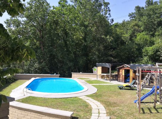 Progetti realizzati 2 - Piscina interrata OLIVIA 1100 - 11,00 x 5,00 x h 1,50 m