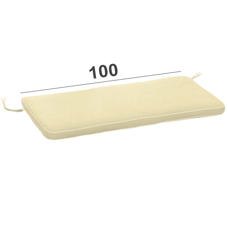 100/120/150 cm Cuscino per panca da 3/5 cm 80 x 30 x 3 cm, beige per interni ed esterni 2 o 3 posti per tavolo da pranzo e cucina 