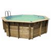 Piscina in legno ottagonale NorthWood 580 - Ø 5,80 h1,30 m - Liner BEIGE