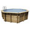 Piscina in legno ottagonale NorthWood 510 - Ø 5,10 h1,20 m - Liner GREY