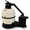 Filtro a sabbia AQUARIUS MONO da 6 m³/h con valvola dall alto monoblocco