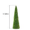 Albero di Natale a Cono con luci LED h 1,80 m