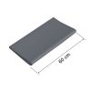 Bordo DRITTO 60 x 31,5 cm Grigio liscio per piscina