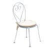 Sedia SIRMIONE impilabile in ferro senza braccioli