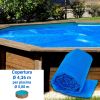 Copertura Isotermica a bolle Ø 4,36 m per piscine in legno Gre di Ø 5,00 m