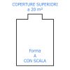 Copertura invernale di sicurezza POOLSAFE COLD con occhielli e tiranti elastici - Forma rettangolare con scala