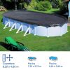 Copertura invernale 120 gr/m² Gre 8,20 x 4,60 m per piscine ovali 7,30 x 3,75 m e ad otto 6,40 x 3,90 m