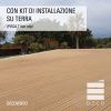 Con Kit di installazione su terra (POSA T con clip)