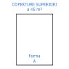 Forma rettangolare superiore a 45 mq