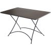 Tavolo rettangolare pieghevole in ferro ARIZONA 120x80 cm