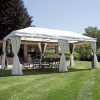 Gazebo in alluminio rettangolare RAVENNA 3x6 m