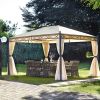 Gazebo in ferro rettangolare PESARO 3x4 m